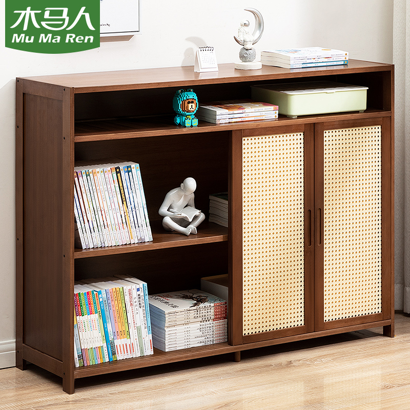 木马人书架落地书柜子