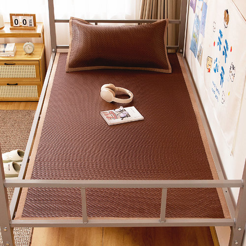 夏季凉席学生宿舍单人床2025新款藤席冰丝席家用竹席可折叠草席子