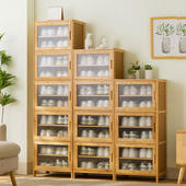 速发鞋 简子架易收纳户器省空间宿舍入神屋用防尘多层 柜家用门口鞋