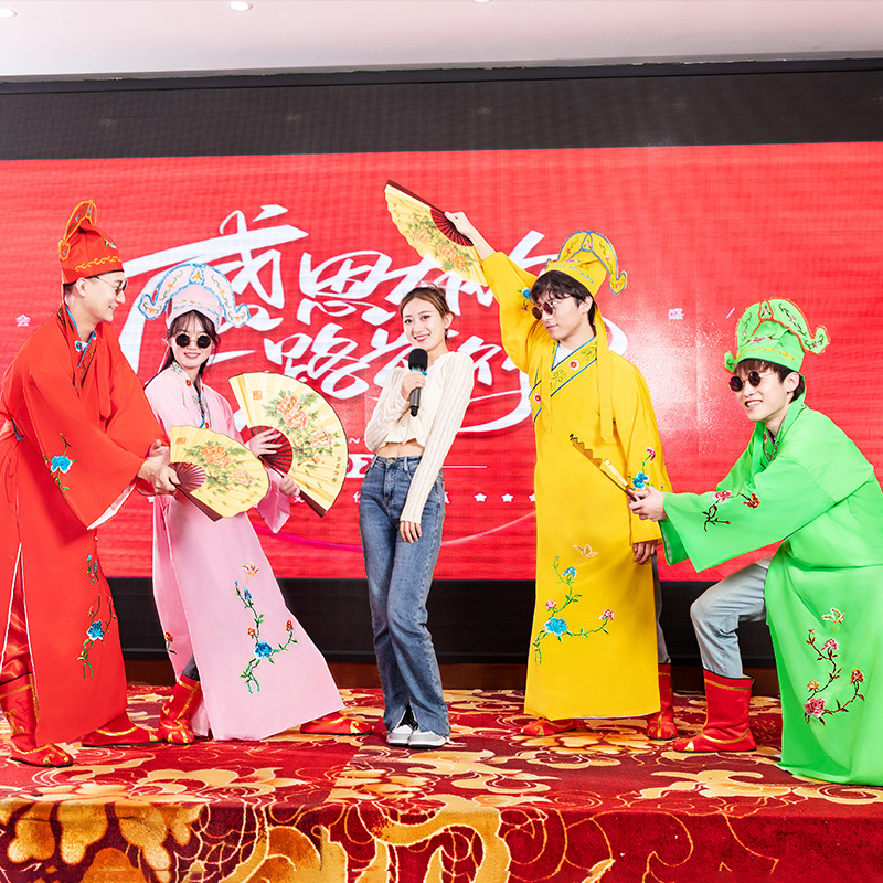 速发江南四大才子出装服装伴郎服装年会小品搞笑演古服唐播直伯虎