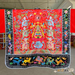 速发新衣道士服九龙法极刺绣绸缎道袍太衣八卦八仙衣高功法款道家