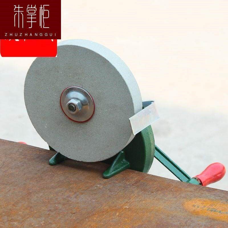 速发非电动台式手动手摇砂轮机电动磨石磨具架荡刀抛光机磨机工具