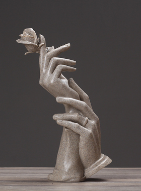 速发简约摆件 物持玫件家居客厅卧室电视柜创意摆瑰结婚礼手礼品