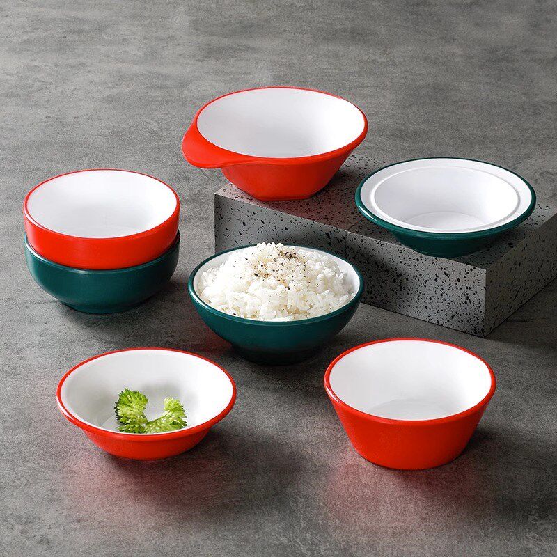 速发密胺餐具碗小创意商用火锅餐料调料碗仿瓷蘸厅饭店米饭碗汤碗
