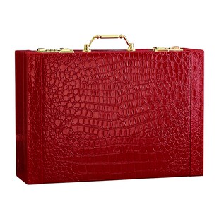 速发彩礼彩盒子订婚礼金箱结婚现金聘礼密码钱礼箱聘金用婚庆盒品