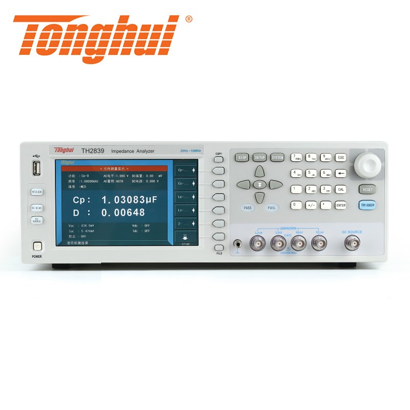 速发TH28精密阻抗分析仪频率20Hz 10MHz分辨率1mHz精度0.05