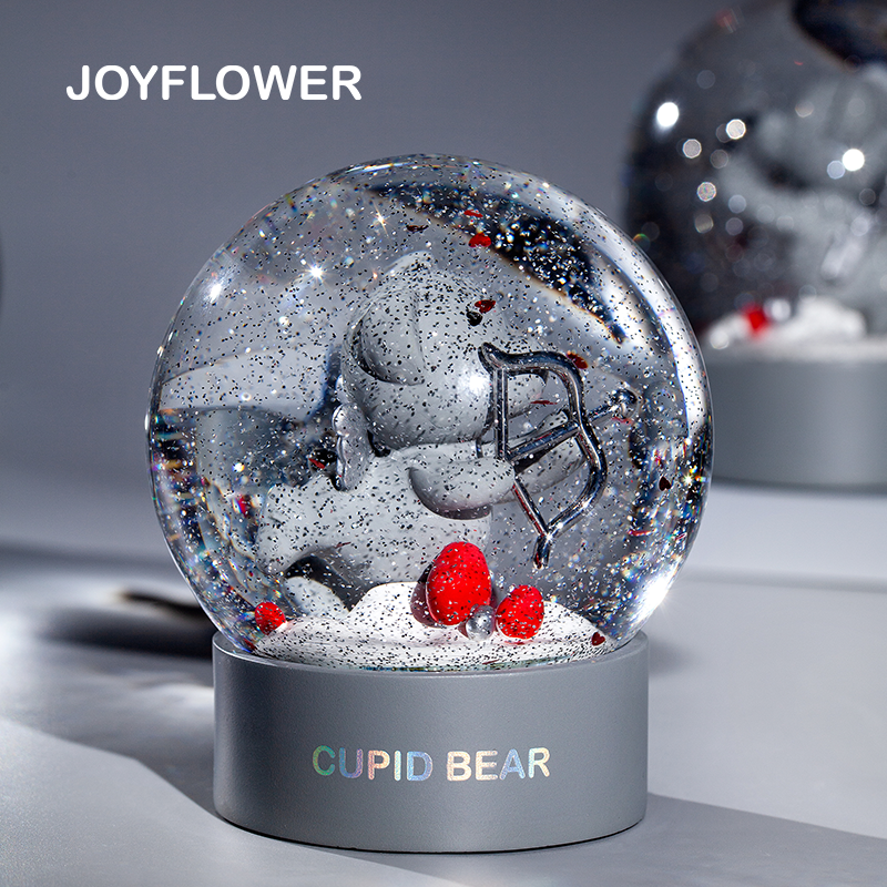 joyflower情人节生日礼盒水晶球