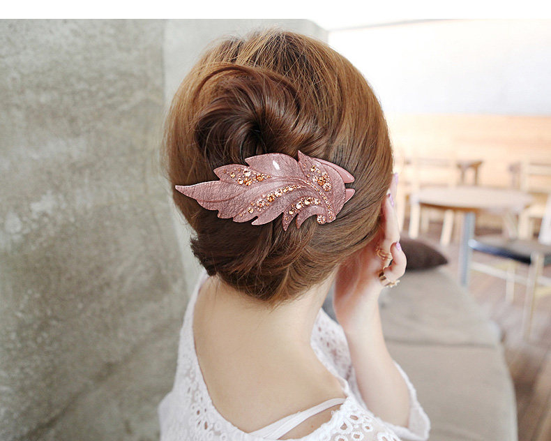 UPDO 덕빌 클립 대형 인터넷 연예인 2024 새로운 한국 라인석 머리핀 물고기 입 클립 머리핀 머리핀 모자