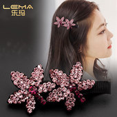 刘海夹顶夹一字夹边夹水钻韩国简约网红侧边甜美气质少女发夹发卡