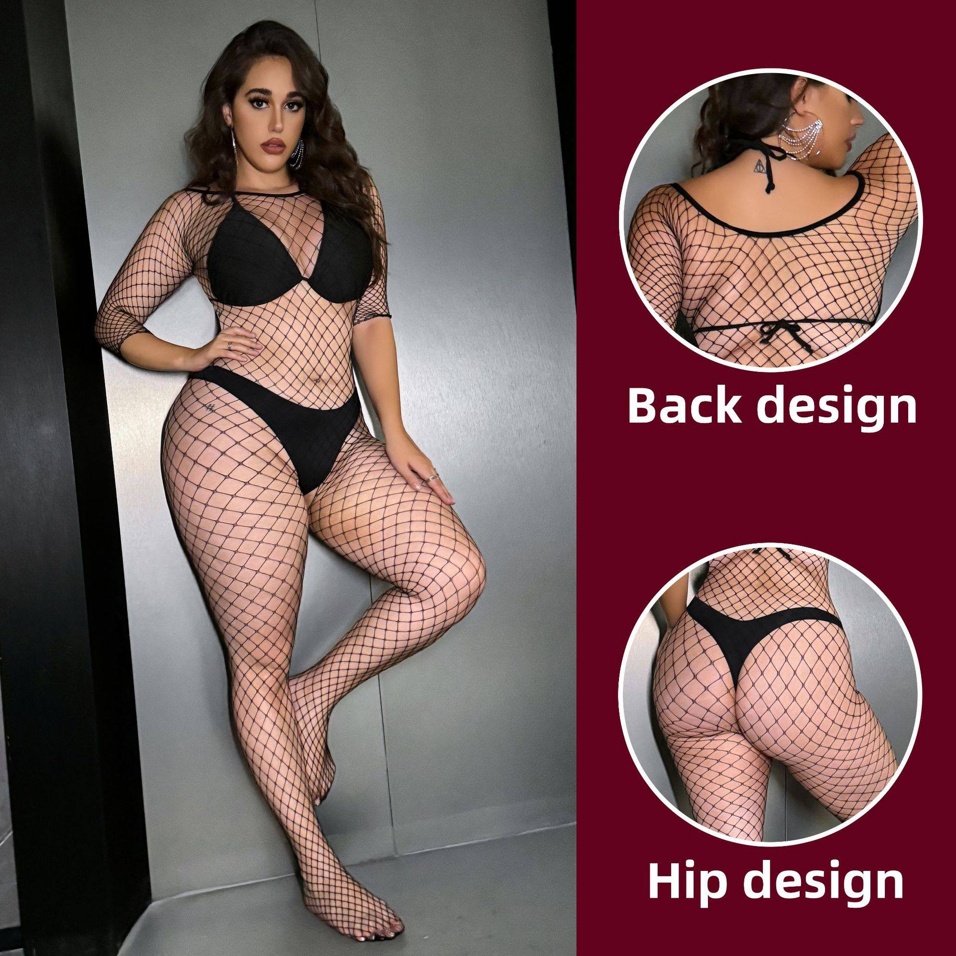 大码内衣胖老婆性感开裆丝袜连体网衣睡裙连体衣连体网衣,女装/女士精品,连衣裙,淘宝优惠券,粉丝福利购,淘宝优惠卷