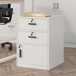 速发办公室文档柜办下收纳柜收纳柜家用抽屉柜矮柜边公桌桌柜柜