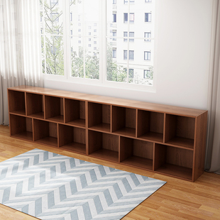 速发书柜矮柜家用客厅柜柜架物柜杂物子卧室飘窗格子柜简易书储置