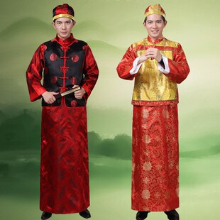 速发古装清朝哥剧阿贝服装成人地主少爷王爷员外年会话勒舞台