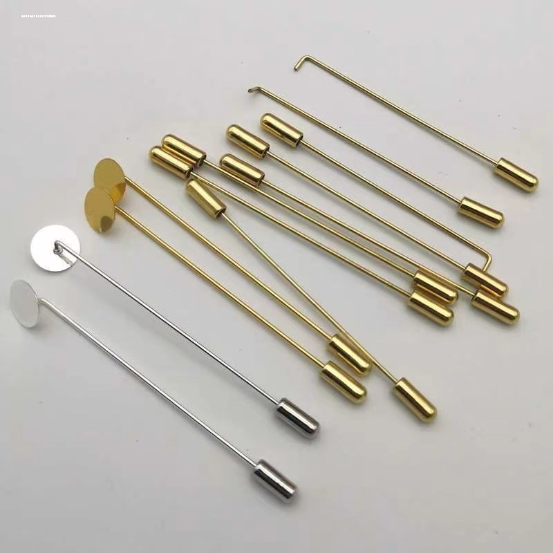 速发手工制作饰品配件材料珍珠一字针披肩毛衣扣扣大别针