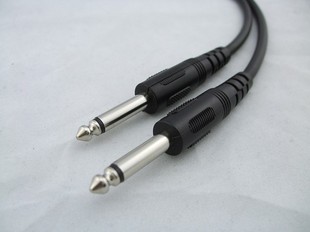 6.3 6.5公对公单声道无线话筒麦克风音频线过机线调音台3米 6.35