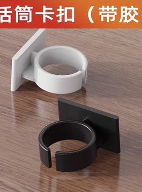 长方形卡扣话筒夹带胶麦牌夹子台标麦克风背夹魔术贴带胶心型咪牌