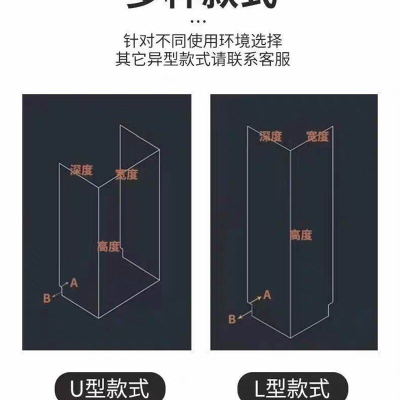 速发洞洞板气表热水器管道厨房台卫生间下水管装饰置物架