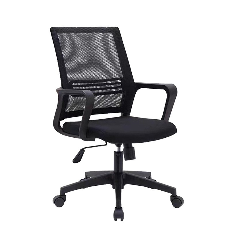 速发网面职员椅办公室座椅简约升降旋转办公转椅人体工学椅