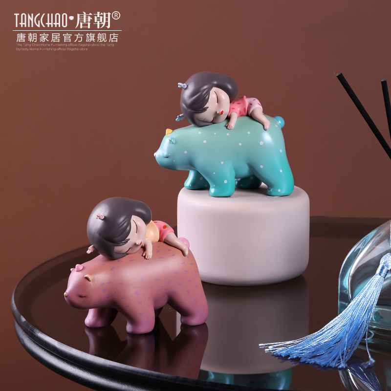 速发可爱少心暖风绮梦小摆件桌面节饰公主熊情人装送闺蜜生日礼物