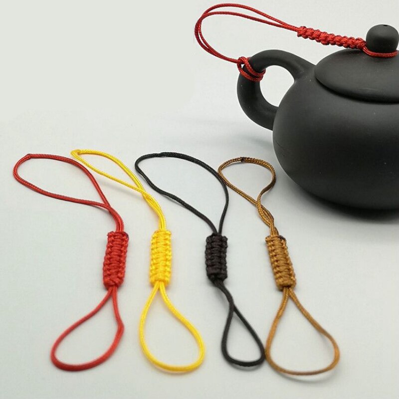 速发制工绳结手壶编茶功夫茶道绳子紫砂壶盖绳子系茶杯绳绑壶防摔