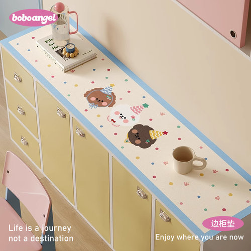 速发H皮i小狗餐边柜鞋柜防脏垫电视柜防水台面桌布茶几免洗玄关柜