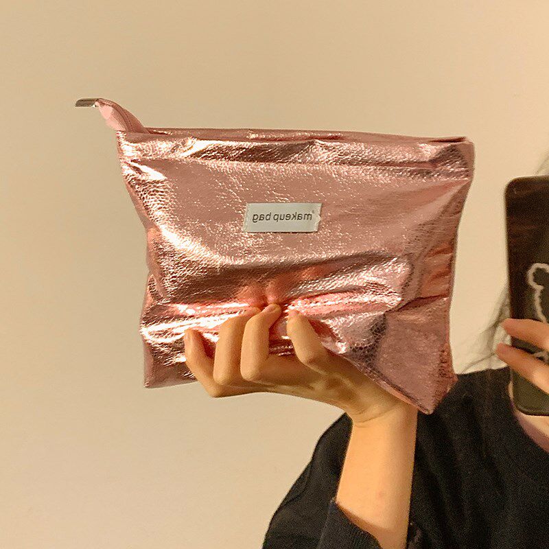 速发粉4便携大容量高级感护肤品收纳袋小洗漱包202色新款