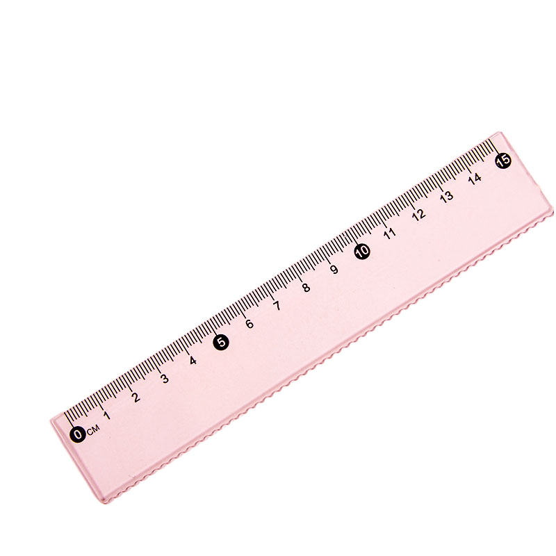 速发小学生透明波浪尺直尺15cm18c格尺方格尺子带波浪线文具测量