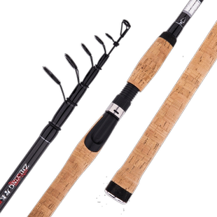 光威路亚竿ML调伸缩路亚直柄3米3.3米3.6米碳素黑鱼翘嘴鲈鱼钓竿