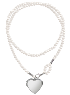 苏心长款配饰爱心女式日常珍珠