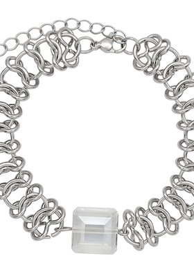 苏心潮拼接双层圆环叠嘻哈冷淡风