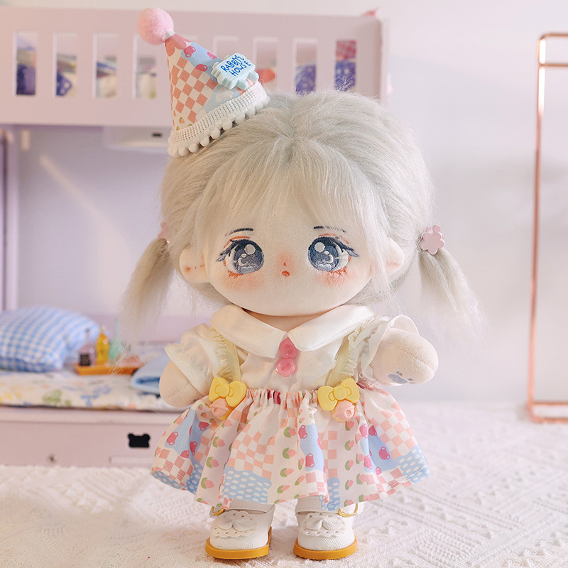 棉花娃娃公仔床上摆件