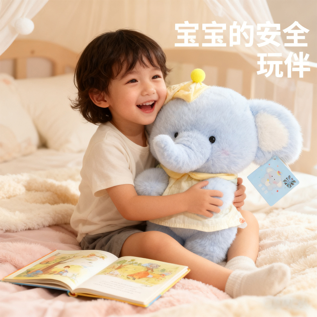 睡衣小象毛绒玩偶睡觉抱枕娃娃