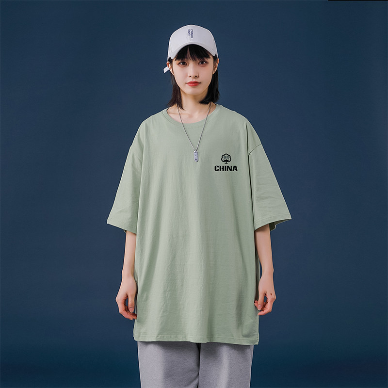 （已注册）棉花中性风T恤女T恤男T恤情侣T恤短袖半袖T01-P25,女装T恤,四季星座221-7