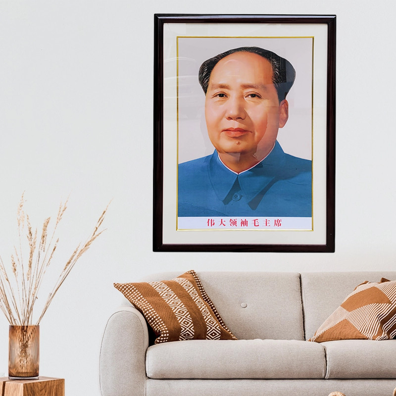 客厅玄关新中式家装装饰有框画