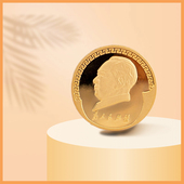 纪念礼品毛主席胸针衣服装 饰个性 衣服配饰足金足银毛泽东像章礼品