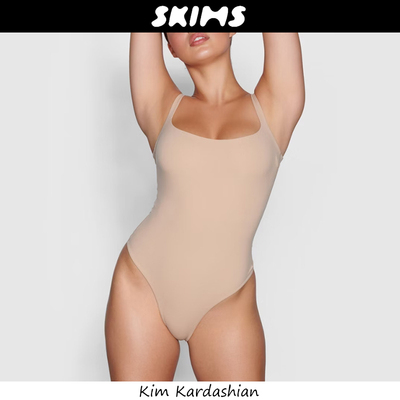 Skims塑身衣卡戴珊冰丝吊带连体