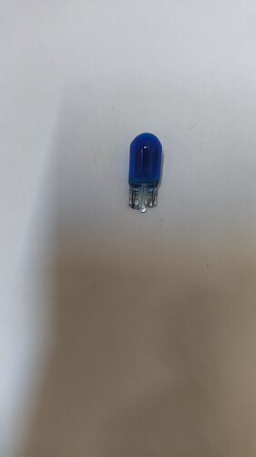 适用于12V汽车灯泡T10W5W汽车灯泡蓝玻管充气泡汽车灯泡