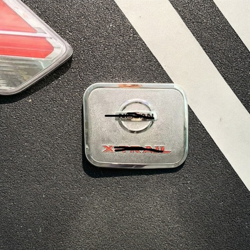 适用于日产14 17 21款新奇骏ABS塑料电镀点漆油箱盖贴装饰