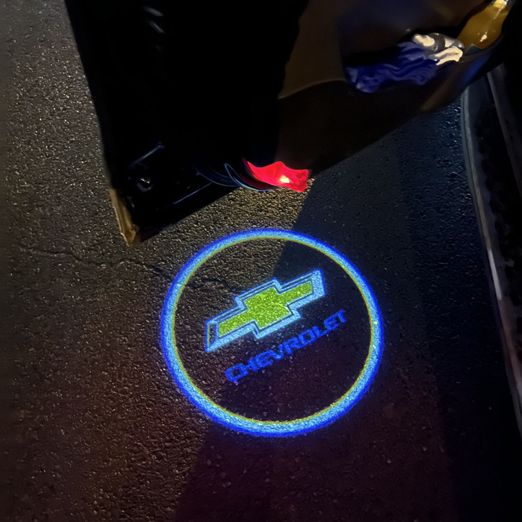 雪佛兰科帕奇门灯车门迎宾卡扣式玻璃图案灯罩照地灯投影灯不褪色