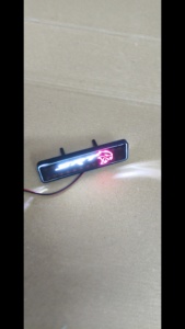 道奇SRT汽车发光车标灯LED中网灯前栅栏装饰灯中网标日行灯