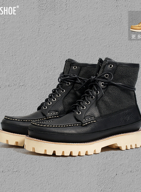 BLESS SHOE Hunting Boots 固特异工艺加厚牛皮猎装靴男工装靴