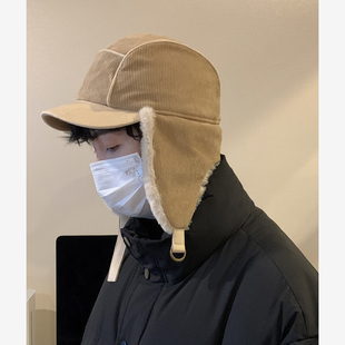 加绒保暖防寒护耳棉帽男 毛绒保暖帽子男士 FINE STATE雷锋帽冬季