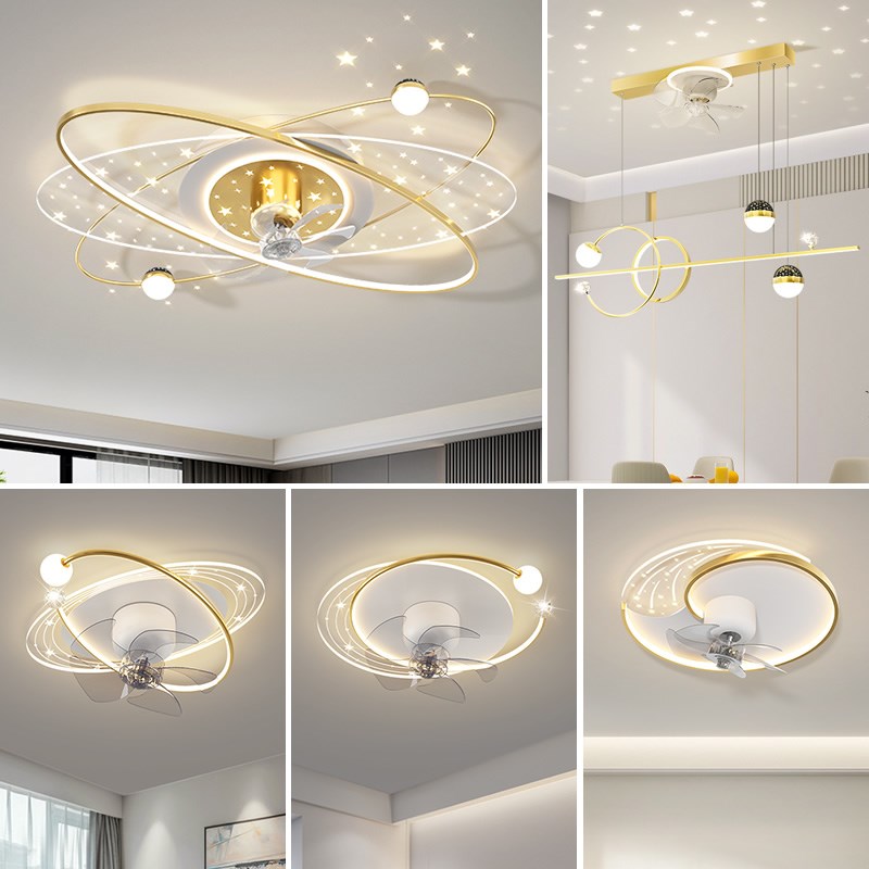 速发客厅灯灯024年新款吸顶2灯室风扇灯吊扇灯满天星卧具组合全屋