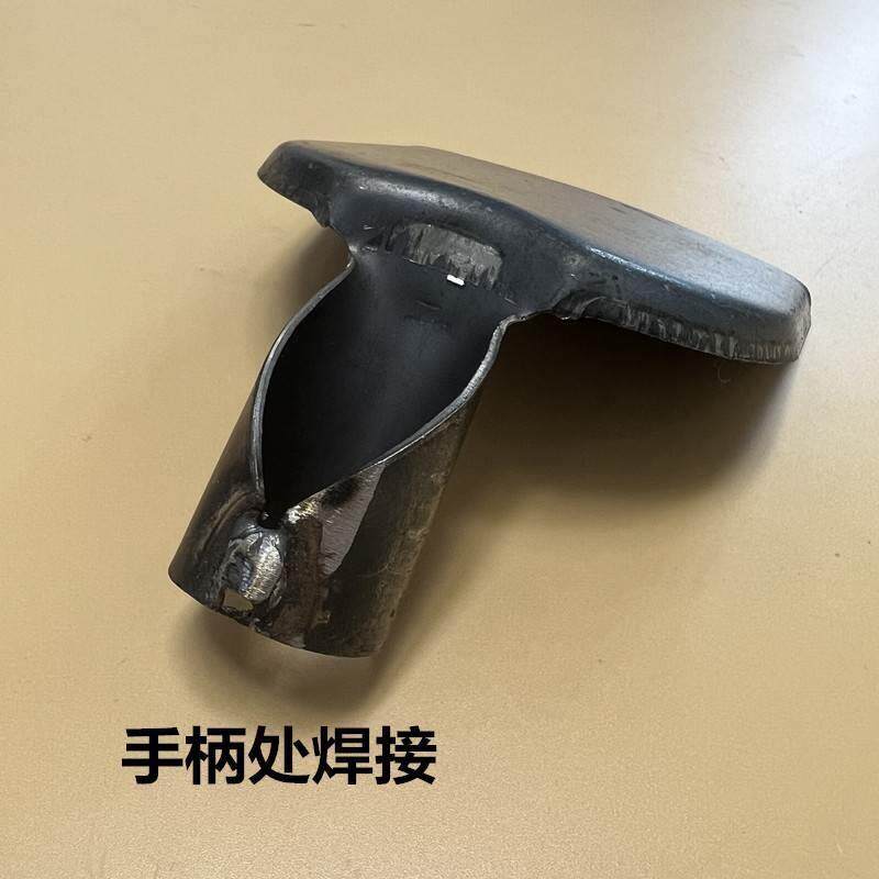 现货铁锅铲木把h铁铲子铁勺子炒菜机制抛光老式锅铲炒勺厨房用具