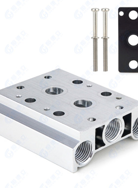 速发销电磁阀组双头线圈40220-V8气2电磁控制阀组合2动0V24V换向