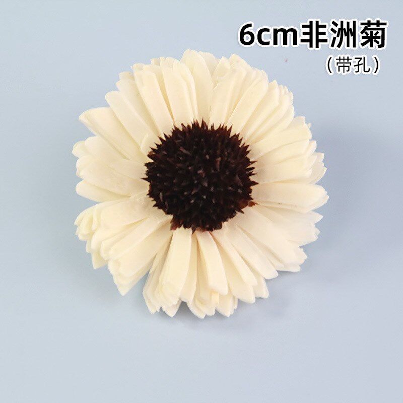 速发非洲菊向日葵太花家居香饰花头通草花装火藤条薰DI居配件