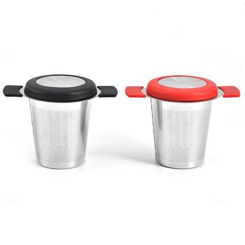 速发Stle Steel Reusable T Ifuser Basket Fie sh T St