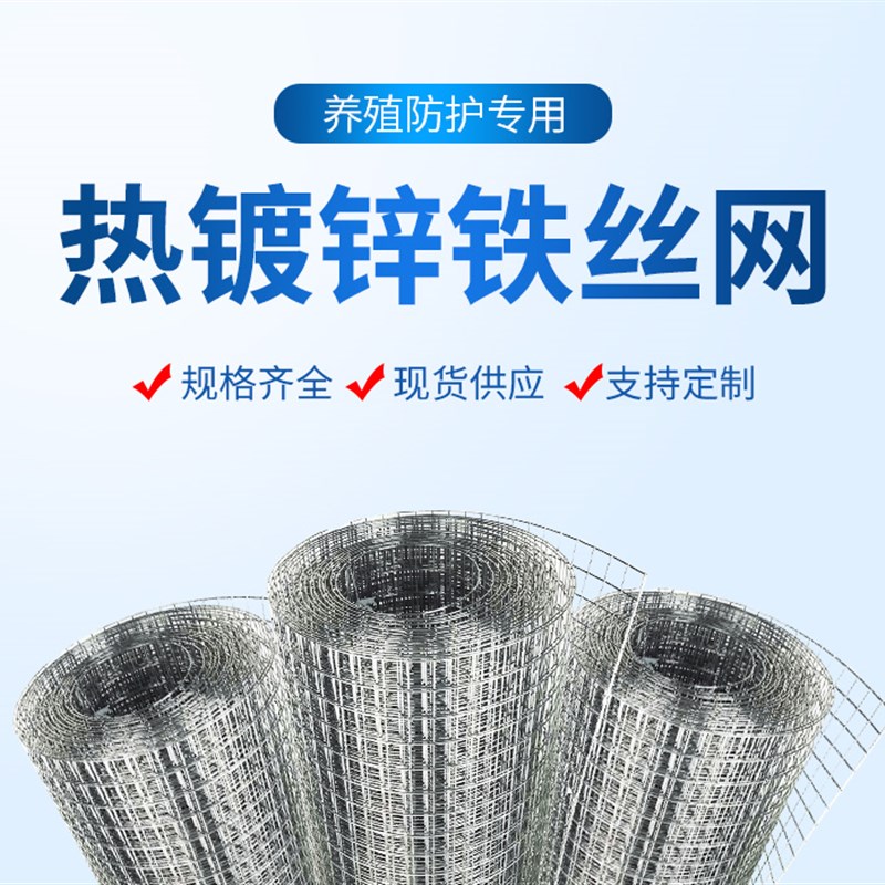 速发电鸡网铁丝网围栏养殖网养焊网栅栏护栏防护网户外热镀锌室内