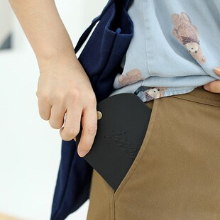 速发皮质防水防尘携身便随式学生儿口童鼻罩存放夹暂存卡包