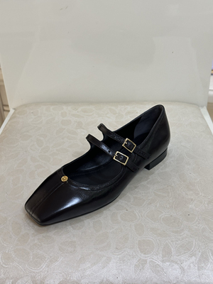 Stella luna新款玛丽珍夏季单鞋方头低跟平底女鞋银色百搭鞋浅口